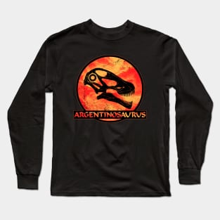 Argentinosaurus fossil skull Long Sleeve T-Shirt